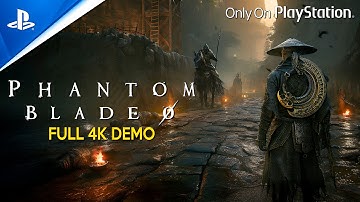 PHANTOM BLADE ZERO New Full 4K Demo | EXCLUSIVE PLAYSTATION 5 Brutal Fast-Action RPG