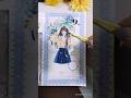 ASMR 📘Blue lace Scrapbook Journal (no music) #shorts #asmr  #journaling #diycrafts