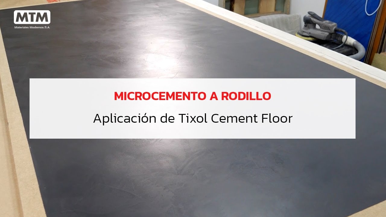 Cómo aplicar el sistema de Microcemento a Rodillo de Tixol