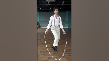 Thumbnail of Jive dancing to "Mambo No. 5" with jump rope