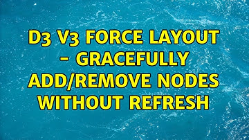 D3 v3 Force Layout - gracefully add/remove nodes without refresh