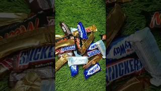 Snickers Mars Bounty Twix Milky way Chocolates🌌@Kids_diary #youtubeshorts