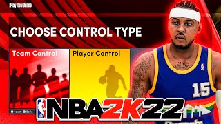 Going for 100 POINTS with Carmelo Anthony in NBA 2K22 Player Control!
