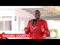 LIVE: President Ruto and his troop in Nakuru launching Mau Forest Complex Integrated Conservati