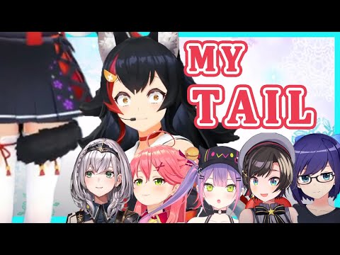 Mio talks her weakness. Miko asks in lewd. Towa catches up [Hololive Ookami Mio] [ENG SUB]