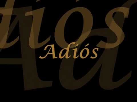 Adiós