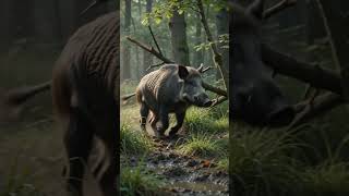 Caught in the Scope: Wild Boar Hunt #shorts