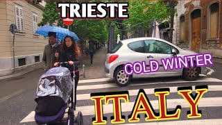 COLD WINTER DAYS IN TRIESTA, ITAlY | Via Dei Bonomo 3  WALKING TOUR | APRIL 2023 ☃️❄️❤️
