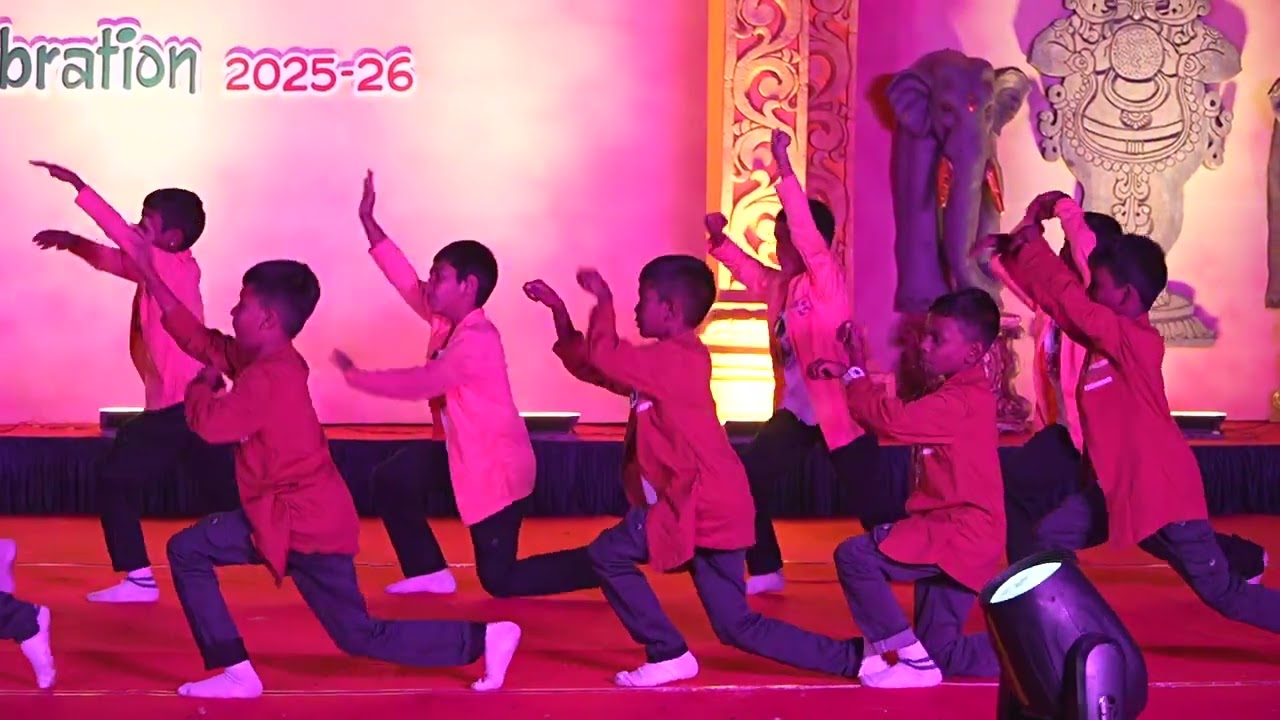 ANANYOTHSAVA 2025(SCHOOL ANNUAL DAY)4TH  STD BOYS DANCE PERFORMANCE
