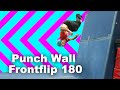 Punch Wall Frontflip 180 Tutorial (How to Parkour &amp; Freerunning)