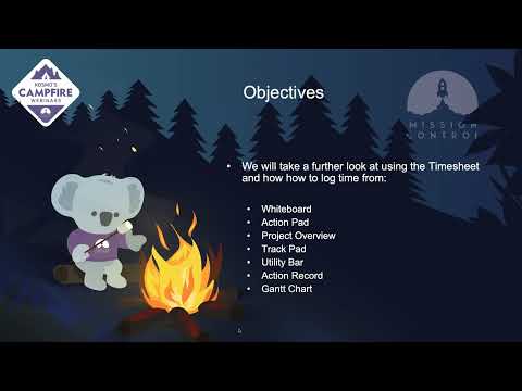 Kosmo Campfire - Timesheets and Logging Time