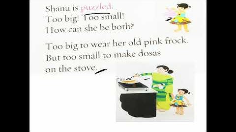 English Literature Ch 1. Too big! Too small!