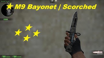 CS:GO ★ M9 Bayonet | Scorched ★ [Field Tested]