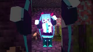 Hatsune Miku wants to do a little dance 😍 - Sir MickeyCraft - #shorts #hatsunemiku #初音ミク #minecraft