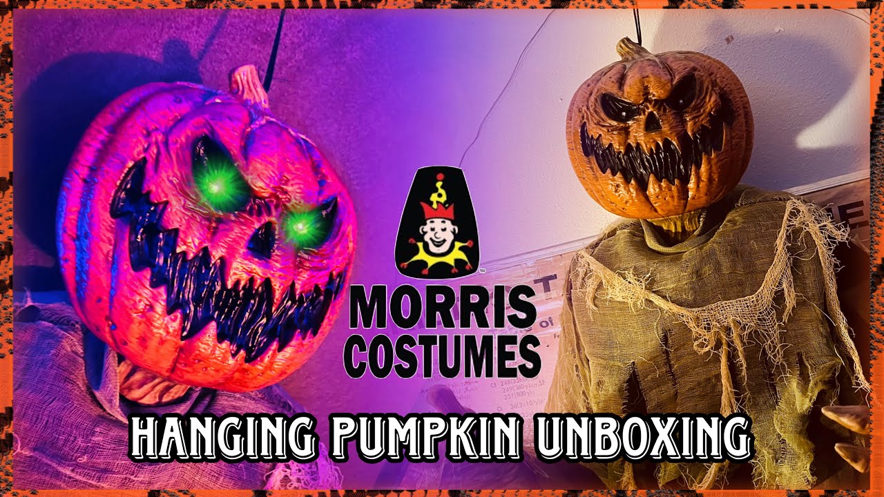 The First EVER Unboxing of the Morris Costumes 2023 60’ Hanging Pumpkin Man! | Demos | Review