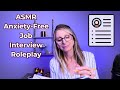 ASMR job interview Roleplay | Typing, Writing sounds with HR representative 