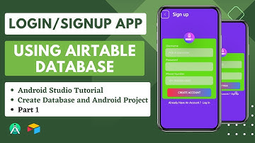 Login & SignUp with Airtable in Android Studio || Hindi Tutorial || Part 1