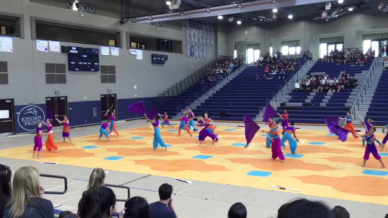 My Carmel high School Winter Guard 2/21 San Marcos high sch YouTube