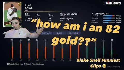 Blake Snell’s Funniest Clips From His  Twitch Streams