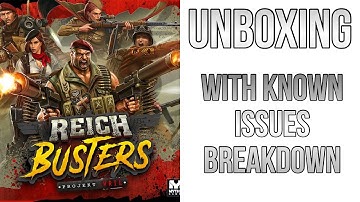 Reichbusters: project Vril Unboxing  with breakdown of known issues