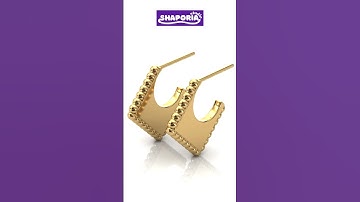 3D jewelry Design | PROJECT with  @shaporiastudio  #3dmodeling #tutorial #cad #rhino