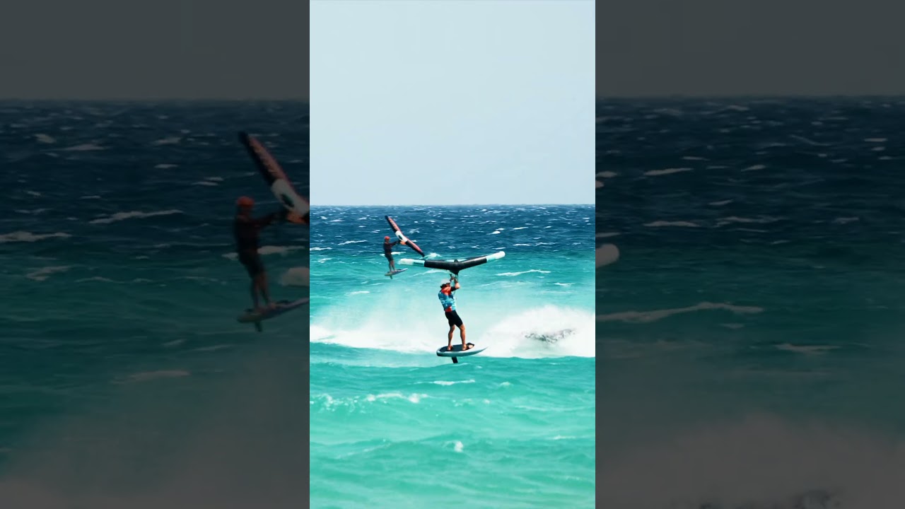 Risky business #wingfoilworldtour #fuerteventura #wingfoiling #canaryislands