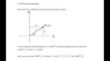 7.3 Polar Coordinates