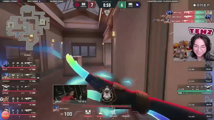 FNS, Tarik & Kyedae Glazing Sen TenZ For 3 minutes Straight Against DRX In VCT