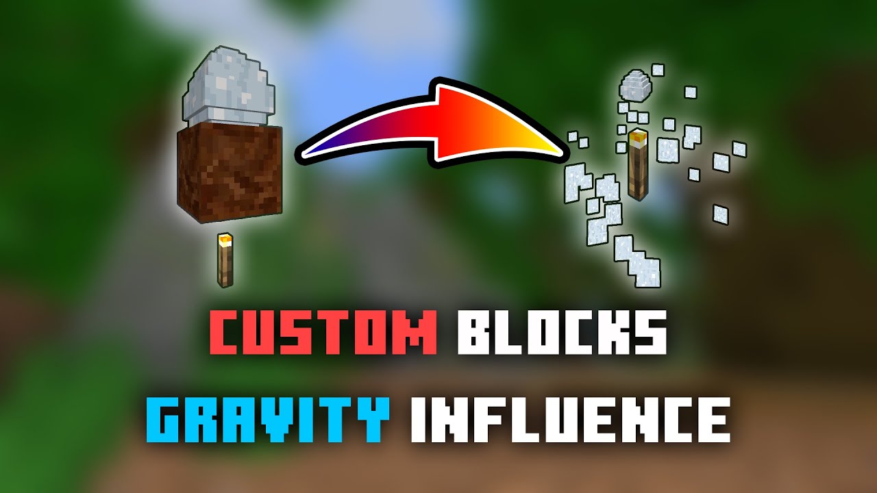 Gravity effect of custom blocks in MCBE? Dragon Mounts 3 Mod dragon ...