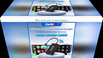 Latest Products You Must Know! CarlinKit Wireless Carplay Dongle Android Auto Wireless AI Box FOT