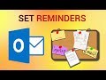 How to Set Reminders in Outlook 2016