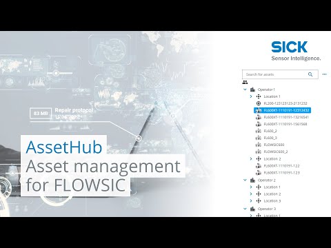 SICK AssetHub - Asset management for FLOWSIC