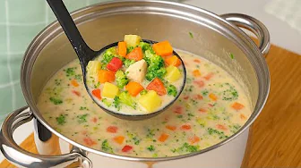 Soup for weight loss. I lost 20 kg. Recipe for burning fat. Eat and lose weight!
