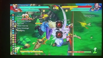 DBFZ JaiOfManyDrops: Android 18 ki blast loop and spirit bomb set up !