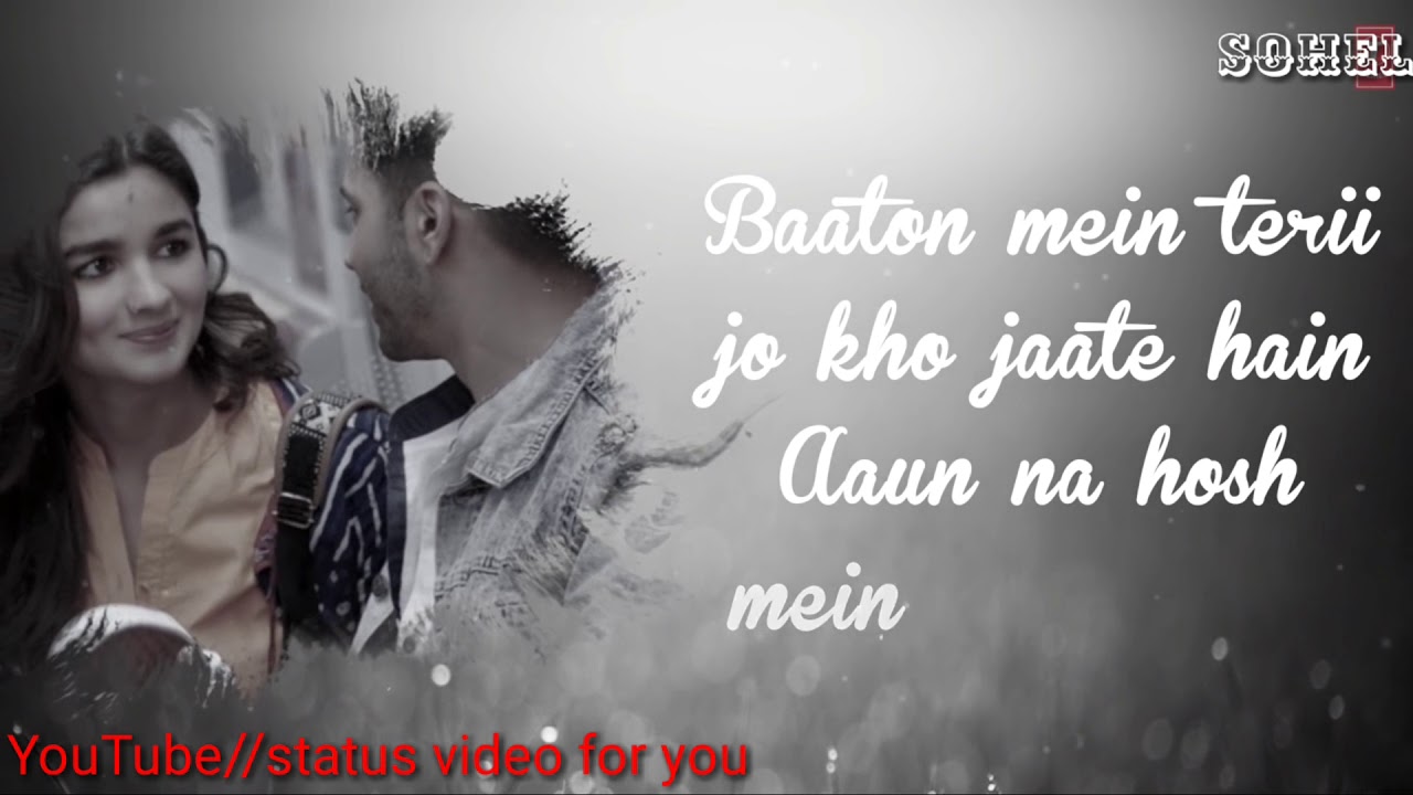 || Sun Mere Humsafar || WhatsApp status lyrics video || love status ...