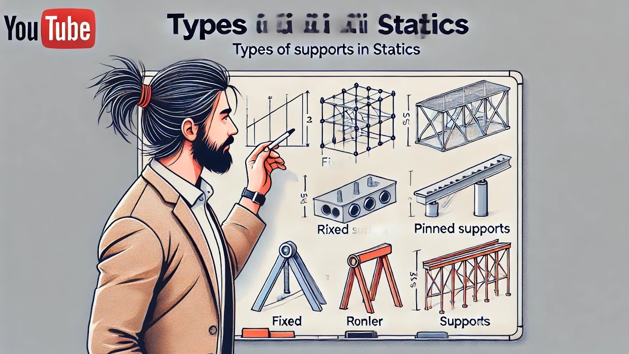 آموزش تکیه‌گاه‌های استاتیک: غلتکی، مفصلی، گیر دار