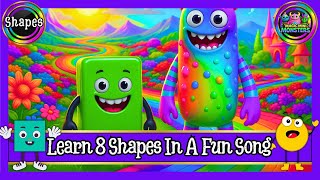 Learn 8 Shapes In A Fun Song | Magic Mini Monsters | #magicminimonsters