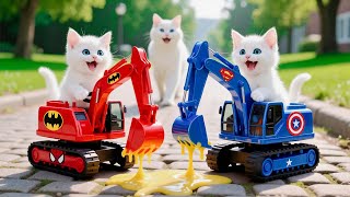 Download Lagu Mama Cat Trims Fur on the Farm and Makes Tiger Hat For Kittens At Home🐾🎩🐯 MP3
