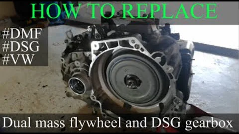 How to change the Dual Mass Flywheel (DMF) and/or DSG gearbox on VW Passat, Golf, Touran, Tiguan...