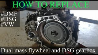 How to change the Dual Mass Flywheel (DMF) and/or DSG gearbox on VW Passat, Golf, Touran, Tiguan... by Tafyl's car world 47,756 views 1 year ago 43 minutes