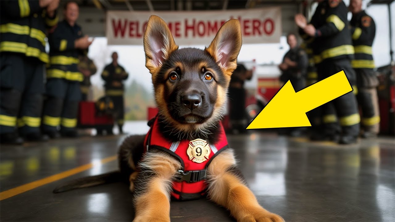 He Wasn’t Trained to Be a Hero — But This Firehouse Puppy Saved Lives 💔🐾