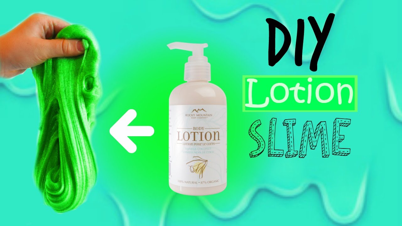 Diy Lotion Slime