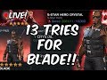 13x Five Star Featured Blade Crystal Opening LIVE - Blade Day 2018 - Marvel Contest Of Champions