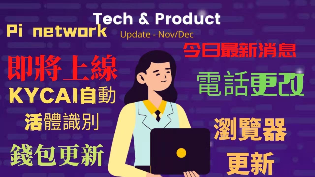Pi network👑今日官方公佈最新消息接下來要上線piKYCAI自動識別活體程序pi的電話更改程序pi的錢包更新pi 瀏覽器升級等完成部署尼古拉斯即將啟動改變全球的金融革命-