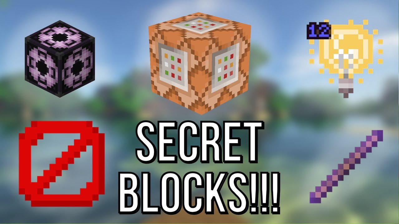 How to get SECRET Blocks in Minecraft Java - YouTube