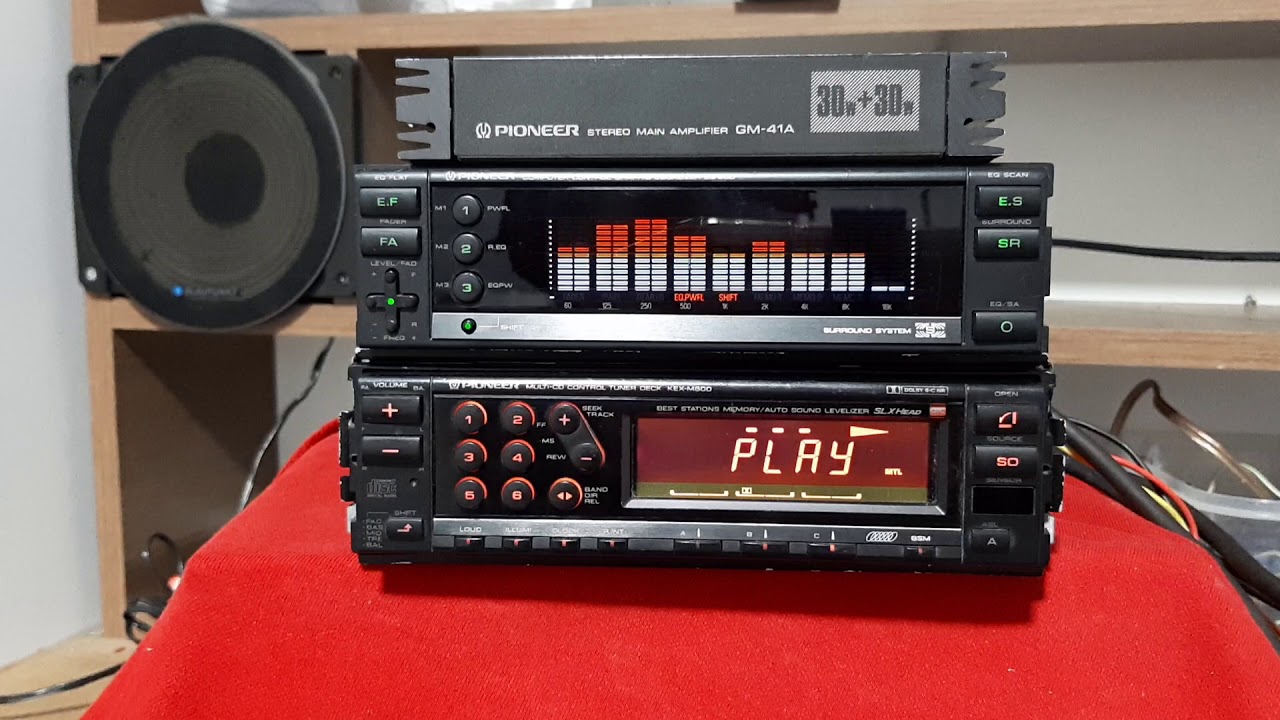 Pioneer KEX-M800. EQ-600. GM-41A - YouTube