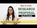 How to write a research Proposal ? - YouTube