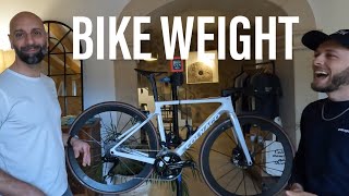 We weighted the bikes in Mallorca: Canyon, Pinarello, Colnago, and more, all on the scale of truth!