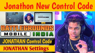 JONATHAN CONTROL CODE | BGMI 2 Finger Settings | Jonathan Control Settings | Jonathan Control | BGMI