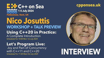 C++ Workshop and Talk Preview With Nicolai Josuttis for C++OnSea 2024